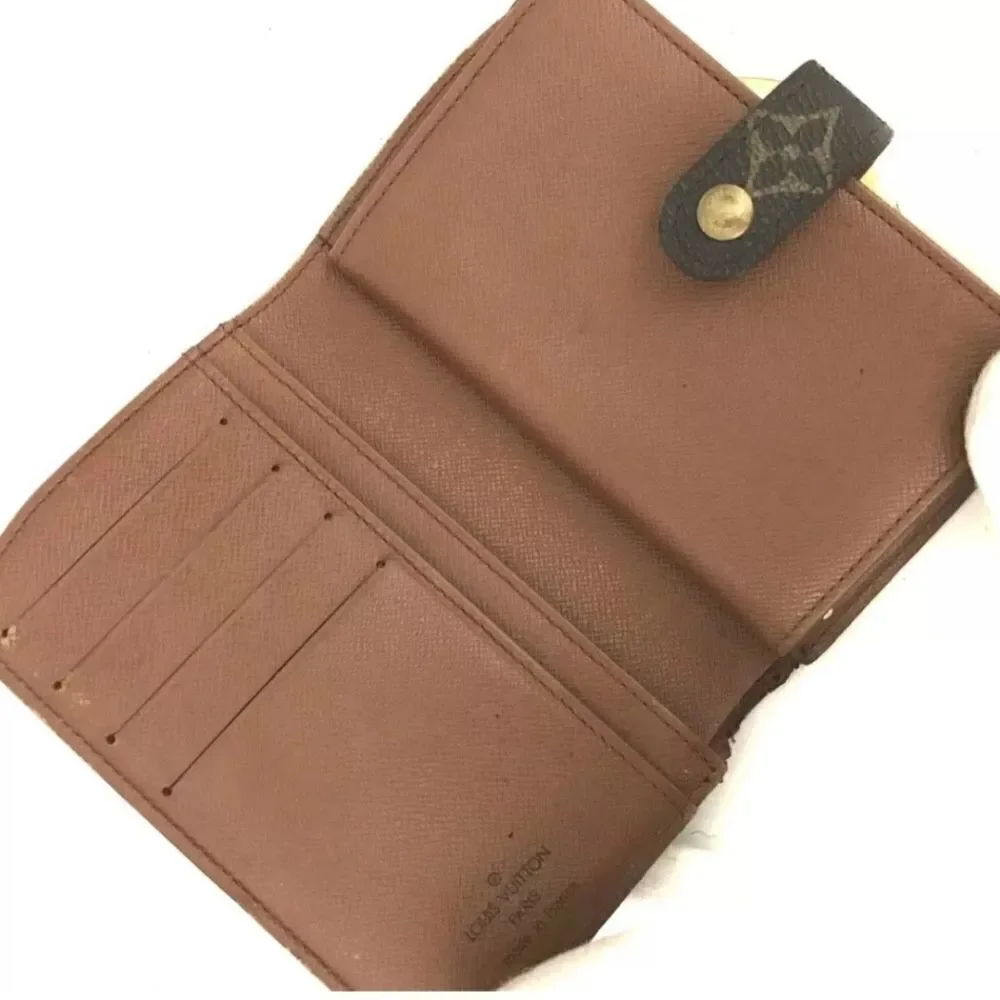 Louis Vuitton Monogram Porte Monnaie Billets Bifold Wallet/MI0937.